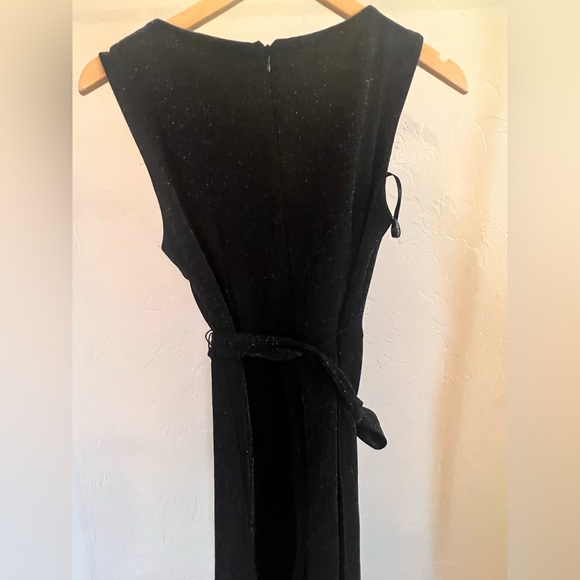 Calvin Klein Black Sparkly Jumpsuit with Pockets, Size 4 - Picture 5 of 7